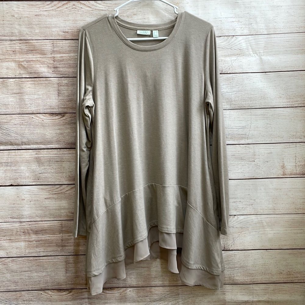 LOGO LOUNGE SOFT KNIT TOP